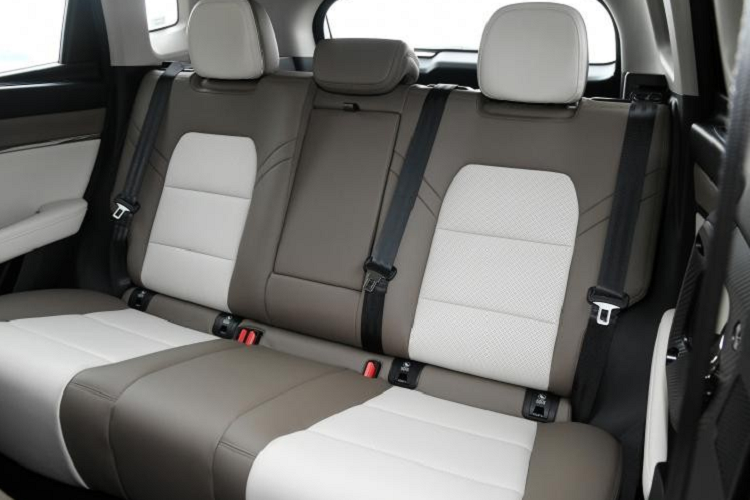 Vòng ra bên hông của Haval Big Dog II dễ dàng thấy xe được áp dụng thiết kế mui phẳng, phía sau xe sử dụng cụm đèn hậu đa giác, với logo tiếng Anh của thương hiệu "HAVAL" ở trung tâm, góc nhìn bên của xe là được mở rộng hơn nữa với các đường cắt xẻ, gấp khúc cá tính.