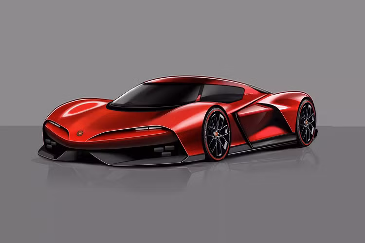 Phần thân xe bằng sợi carbon được thiết kế bởi Giorgetto và Fabrizio Giugaro của studio GFG Style ở Turin. Đó là một lựa chọn hợp lý vì bậc thầy thiết kế ô tô người Ý đã tham gia vào việc tạo ra chiếc Bizzarini 5300 GT nguyên bản vào những năm 1960 khi ông làm việc cho Bertone.