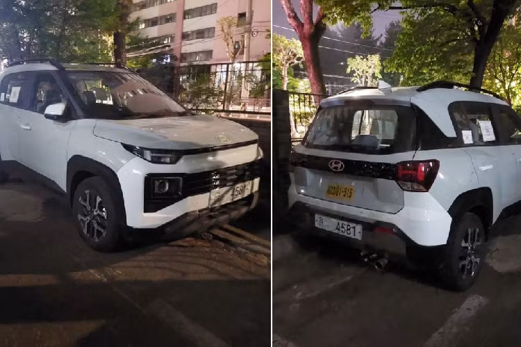 Nguyên mẫu xuất hiện tại thủ đô Seoul không hề được ngụy trang, thay vào đó một số chi tiết ở ngoại thất của xe lại có màu trắng khác biệt giống như một lớp bảo vệ được dán thêm. Rất có thể đây là phiên bản chạy thử cuối cùng của mẫu xe này trước khi được sản xuất và bán ra, dù vậy nó vẫn giúp người người xem có cái nhìn rõ nhất về thiết kế bên ngoài của Hyundai Exter.