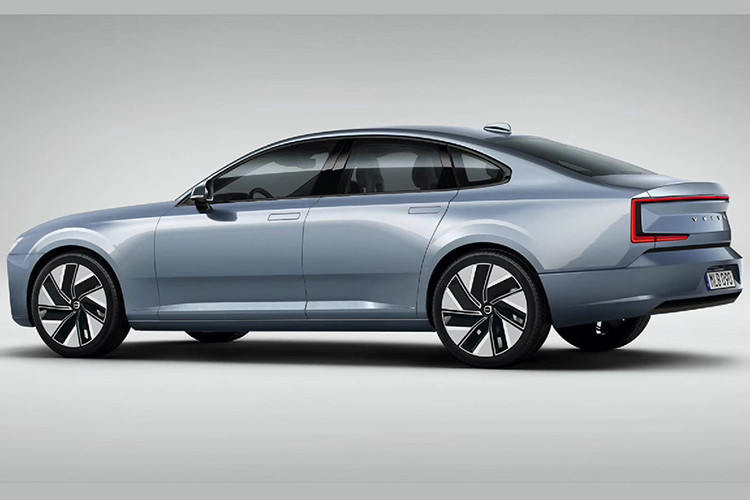 Nhìn vào bức ảnh có thể thấy tấm banner với nội dung “Lễ kỷ niệm xe VP đầu tiên của Volvo Cars V551” cũng như một tấm biển ghi chú mẫu xe này là “Bí mật” và “Tối mật”.