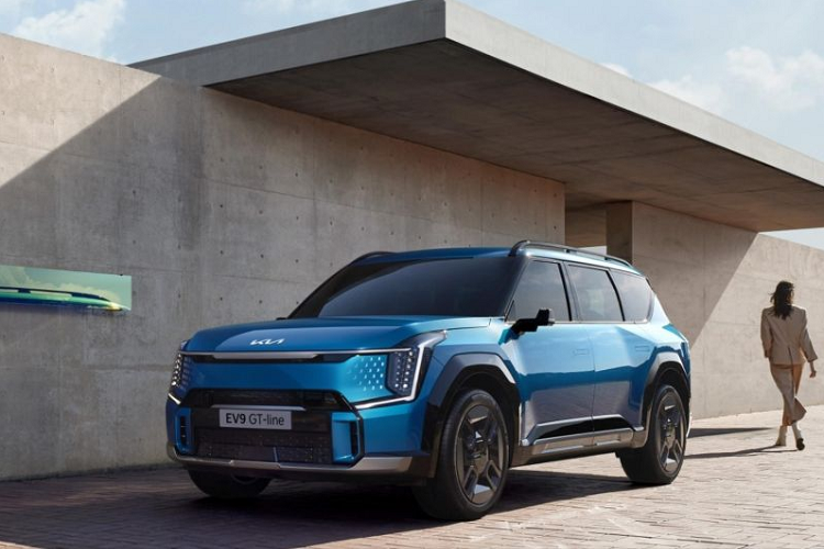  Kia EV9 2024 mới sẽ là mẫu xe đầu tiên của tập đoàn ôtô Hyundai cung cấp các dịch vụ và tính năng kỹ thuật số thông qua Kia Connect Store.