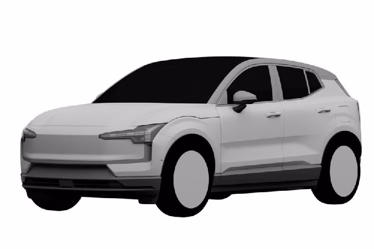 Hình ảnh này sau đó đã nhanh chóng được thay thế trên trang web của Volvo. Tuy nhiên, những người nhanh tay đã lưu lại được hình ảnh và cho chúng ta thấy phần nào thiết kế của SUV điện Volvo EX30 2024.