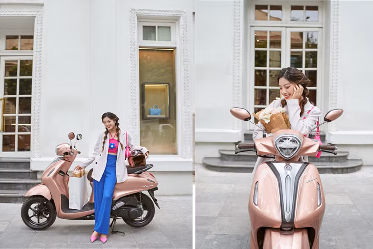 Yamaha Grande Hybrid do dang cap mau Linh-Anh len do chuan Insta-girl-Hinh-4