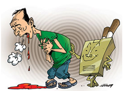 Đôi khi bệnh nhân giãn phế quản có thể ho ra máu lượng nhiều 100 - 200 ml và thậm chí ho ra máu dạng sét đánh dẫn đến tử vong. Nguyên nhân giãn phế quản có nhiều nhưng thường gặp nhất là giãn phế quản từ di chứng của lao phổi, giãn phế quản sau một nhiễm trùng mạn tính ở phổi như áp xe phổi, viêm phổi do hít phải dị vật đường thở.