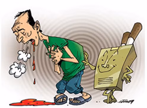 Đôi khi bệnh nhân giãn phế quản có thể ho ra máu lượng nhiều 100 - 200 ml và thậm chí ho ra máu dạng sét đánh dẫn đến tử vong. Nguyên nhân giãn phế quản có nhiều nhưng thường gặp nhất là giãn phế quản từ di chứng của lao phổi, giãn phế quản sau một nhiễm trùng mạn tính ở phổi như áp xe phổi, viêm phổi do hít phải dị vật đường thở.