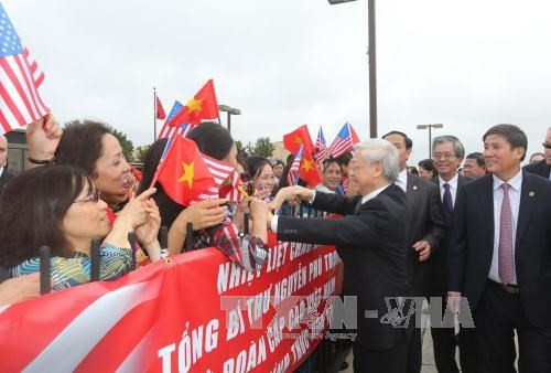 Tong Bi Thu Nguyen Phu Trong da den Hoa Ky-Hinh-2
