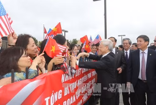 Tong Bi Thu Nguyen Phu Trong da den Hoa Ky-Hinh-2