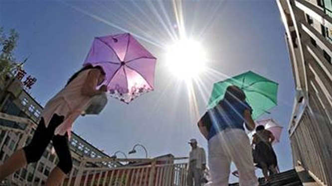 Bac Bo don dot nang nong moi, nhiet do co noi tren 40 do C