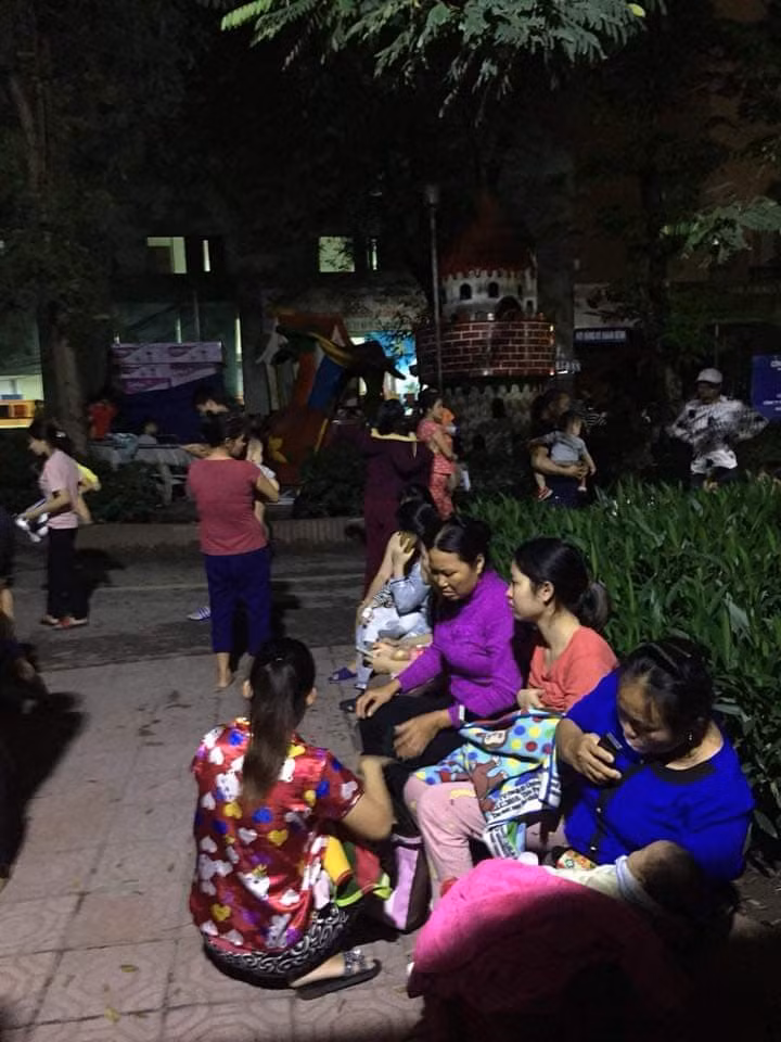 Chay tang 13 Benh vien Nhi Trung uong, benh nhan chay tan loan