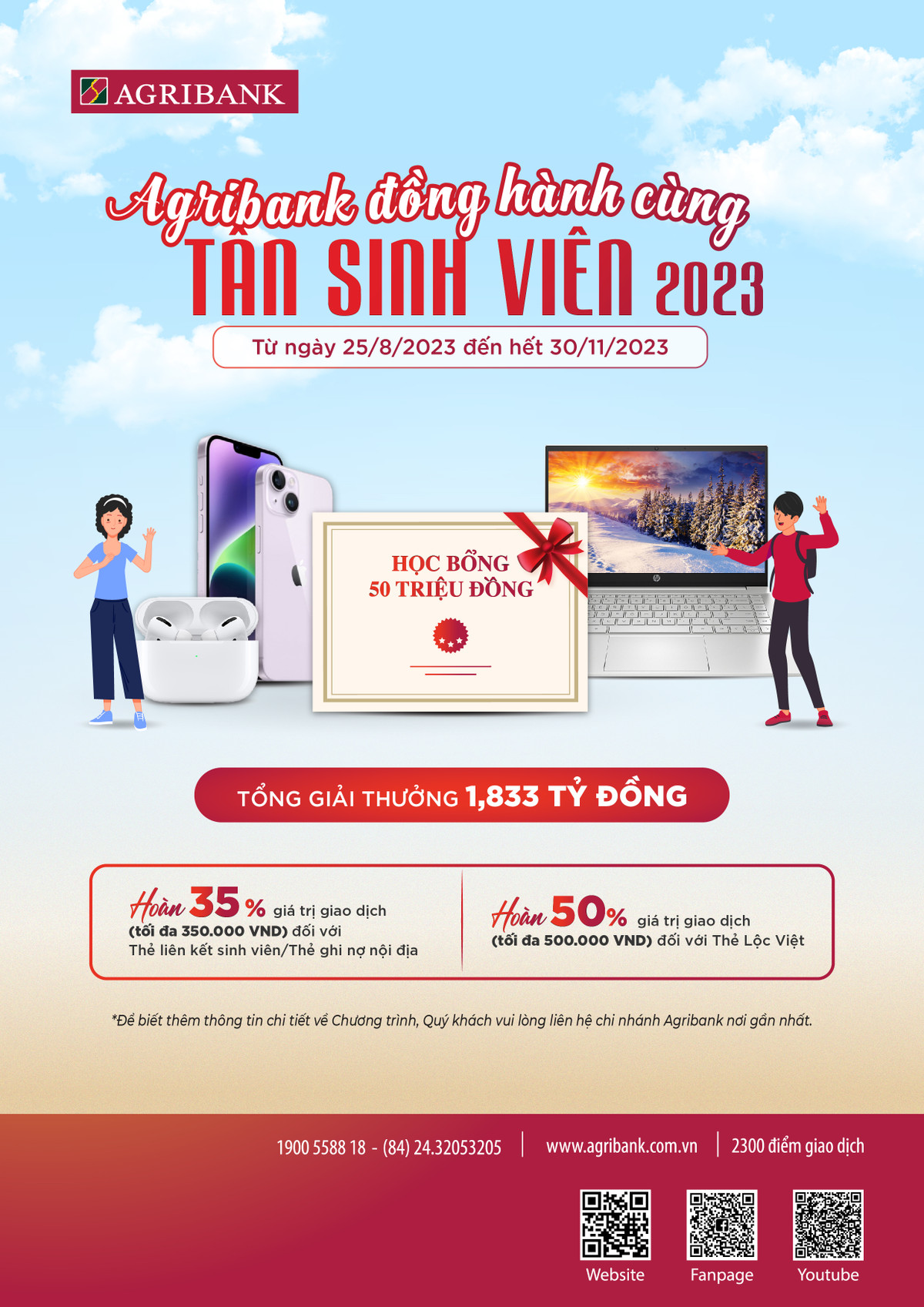 Agribank dành gần 2 tỷ đồng tặng tân sinh viên 2023 - Hình 2 Agribank danh gan 2 ty dong tang tan sinh vien 2023-Hinh-2