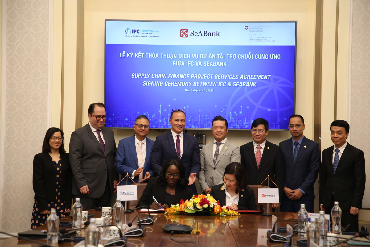 SeABank va IFC ky ket thoa thuan tu van trien khai du an tai tro chuoi cung ung