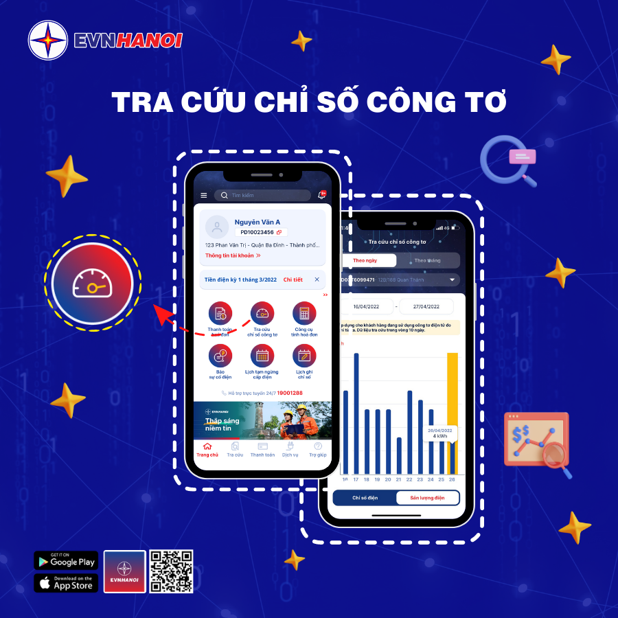 Tổng Công ty Điện lực TP Hà Nội ra mắt ứng dụng di động App EVNHANOI - Hình 2 Tong Cong ty Dien luc TP Ha Noi ra mat ung dung di dong App EVNHANOI-Hinh-2