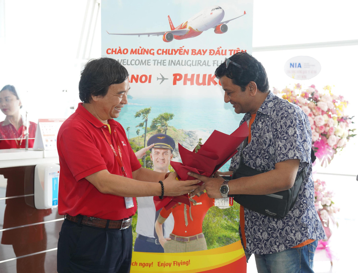 Vietjet khai truong duong bay thang tu Ha Noi den Phuket