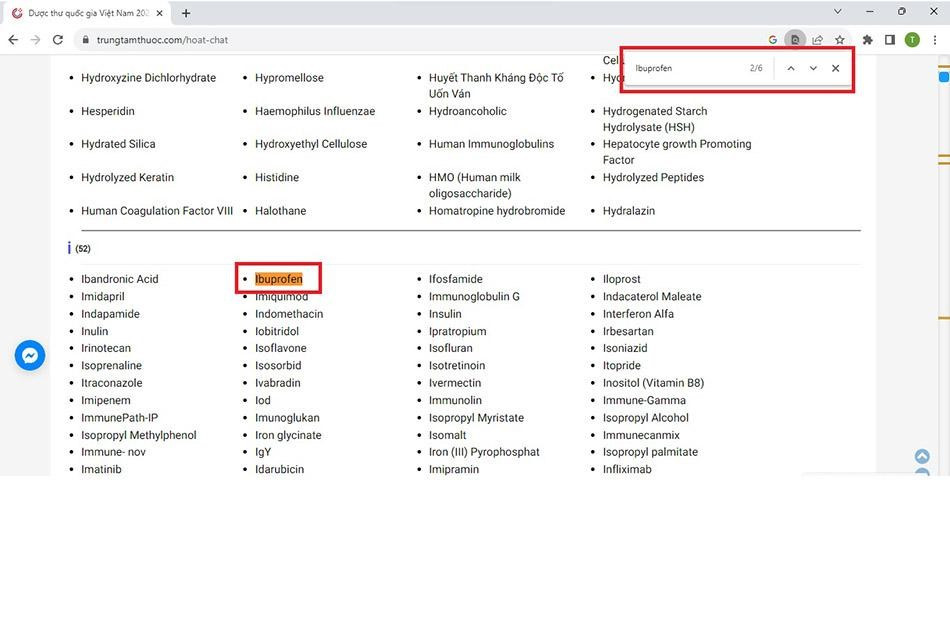 Cách tra cứu Dược thư Quốc gia Việt Nam mới nhất dễ dàng, thuận tiện - Hình 6 Cach tra cuu Duoc thu Quoc gia Viet Nam moi nhat de dang, thuan tien-Hinh-6