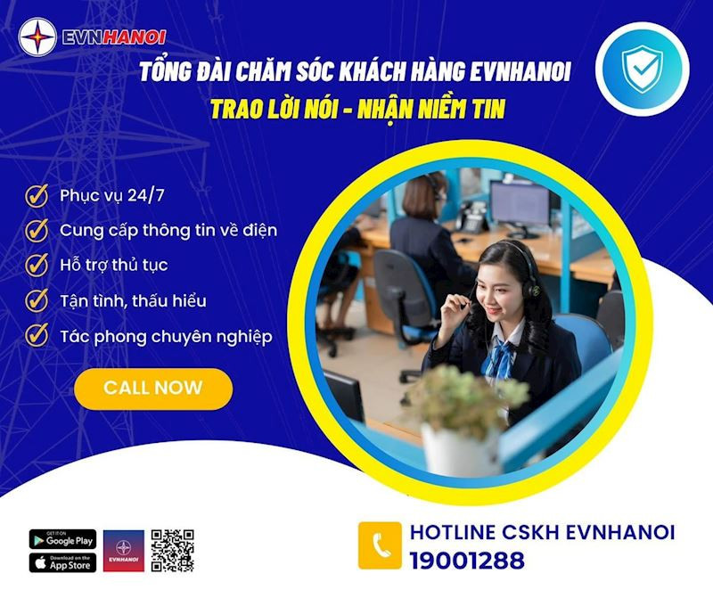 Tong dai cham soc khach hang EVNHANOI: Trao loi noi - Nhan niem tin