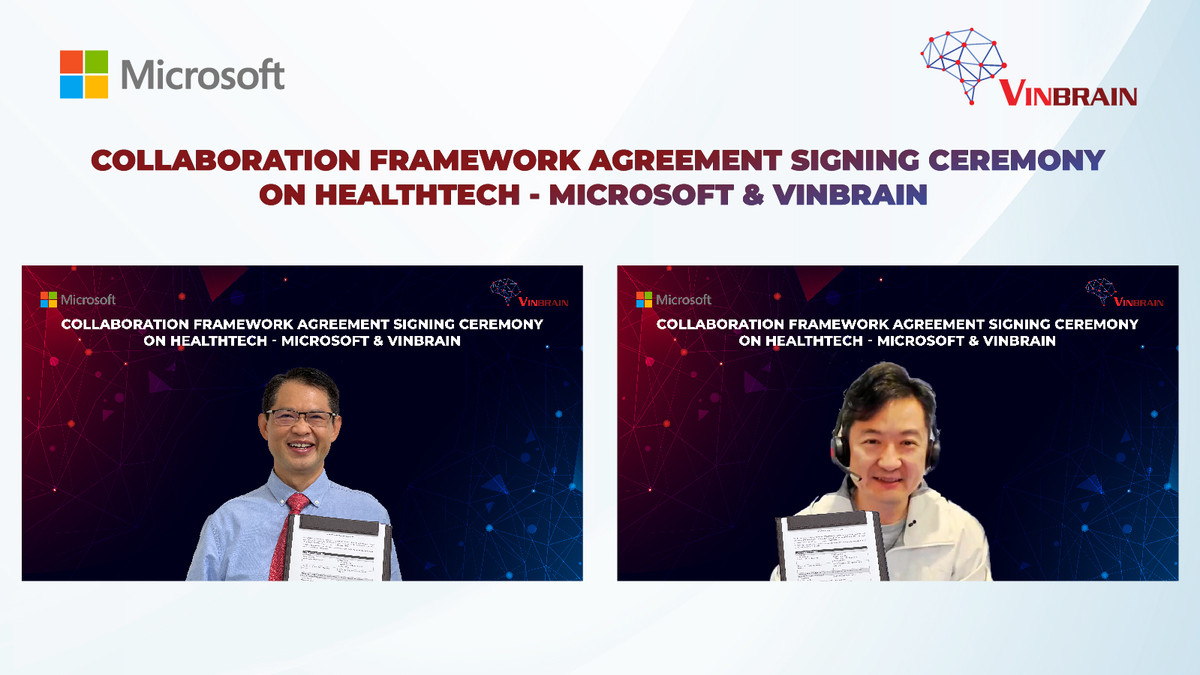 VinBrain va Microsoft Hoa Ky hop tac phat trien tri tue nhan tao trong y te