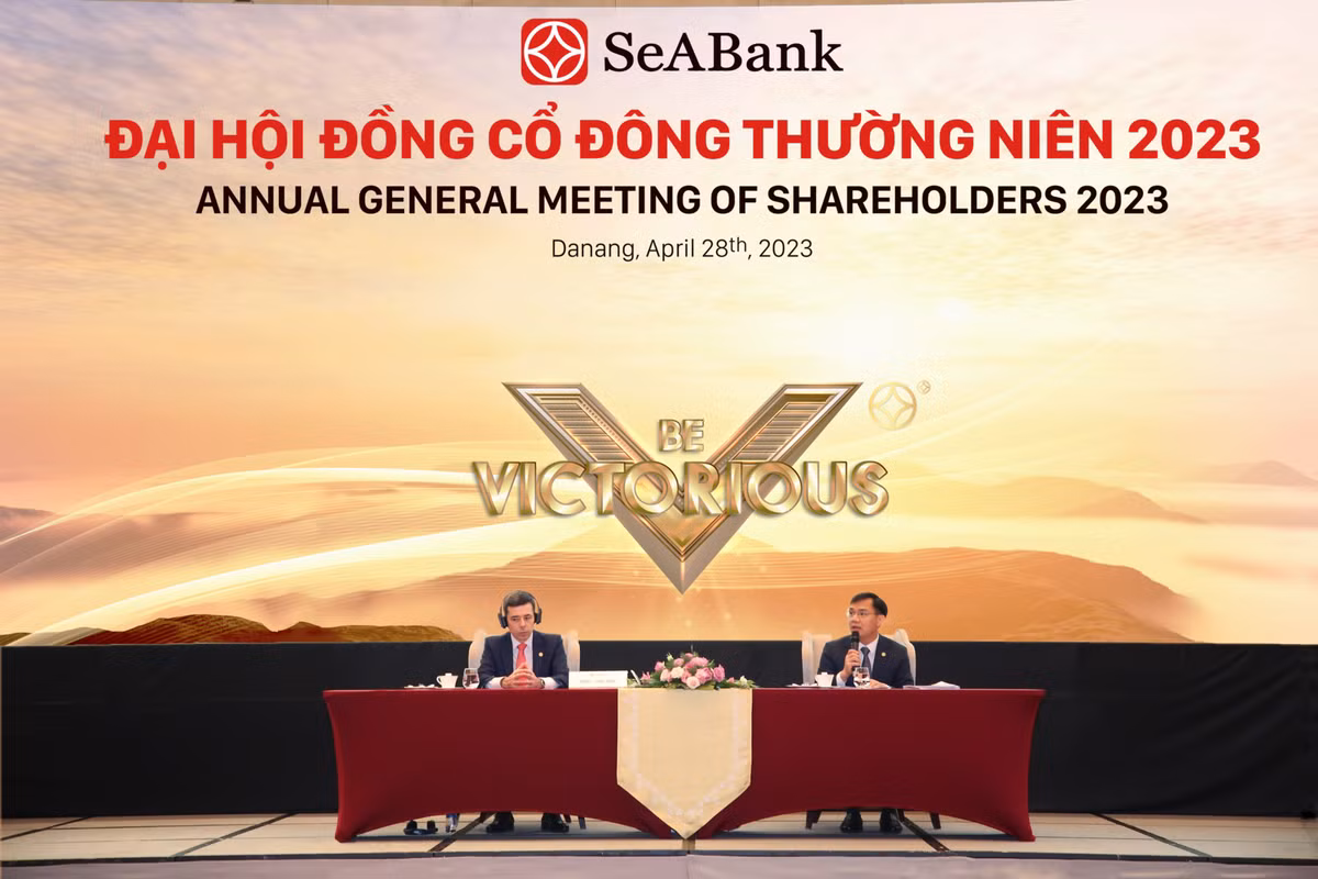 Dai hoi dong co dong SeABank 2023: Dat muc tieu tang truong ben vung