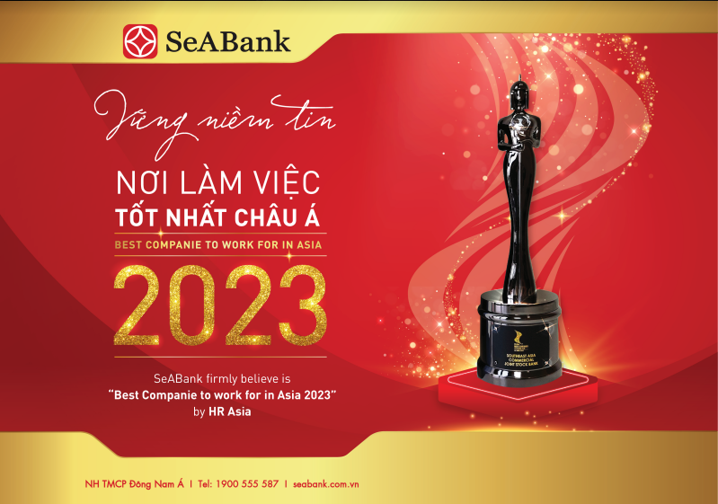 SeABank ba nam lien tiep duoc vinh danh “Noi lam viec tot nhat chau A”