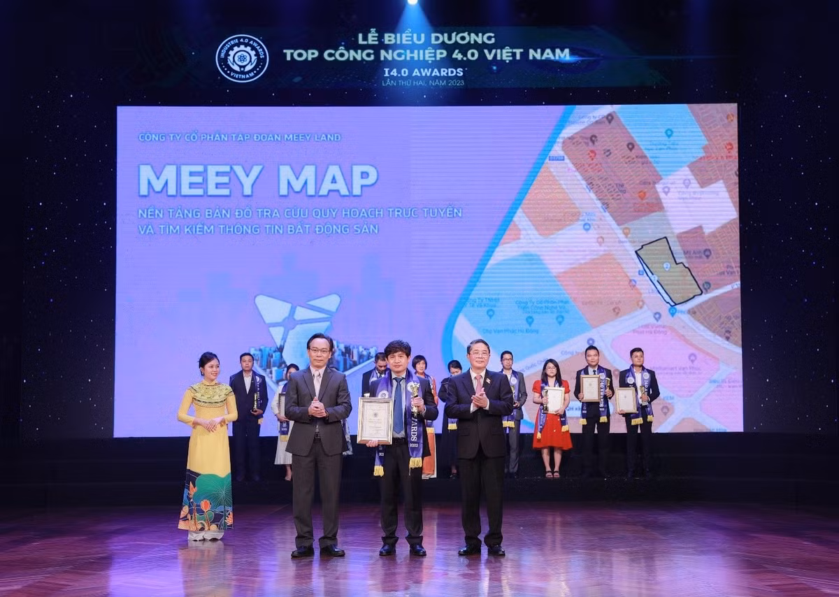 Lan dau tham gia “TOP Cong nghiep 4.0 Viet Nam”, Meey Land da ghi danh an tuong