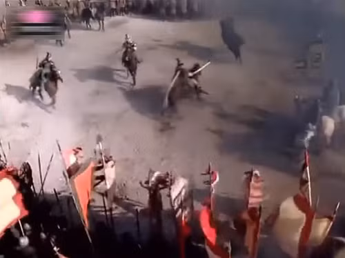 Các hào khách võ lâm qua lại giang hồ thường hay dính vào ân oán nhưng thường rất không muốn kết oán với một tay kiếm khách, lại càng không muốn đối diện với kẻ sử dụng song kiếm. Trong ảnh là một cảnh trong phim Tam Quốc 1996.