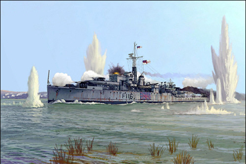 Bị Hồng quân TQ bao vây, tàu Amthyst đã bị mắc kẹt tổng cộng 101 ngày. Con mèo Simon trên tàu, mặc dù bị mảnh đạn bắn vào và bị bỏng vì lửa trong vụ tàu bị bắn, nhưng đã cố gắng trở lại nhiệm vụ để chống lũ chuột đang gia tăng đột biến, gây tổn hại cho các khẩu phần ngày càng ít ỏi trên tàu.