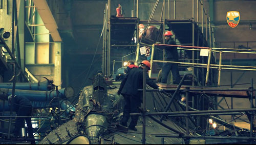 Nằm ở trong vòng Bắc Cực, xưởng đóng tàu Sevmash được thành lập từ đầu thập niên 1950, là xưởng chế tạo tàu ngầm bí mật của Liên Xô và cũng là nhà máy sản xuất tàu ngầm lớn nhất thế giới.