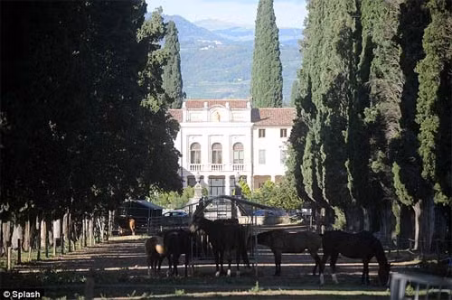 Biệt thự gồm 15 phòng, 7 phòng tắm, một phòng tập thể thao, hai bể bơi, một rạp chiếu phim mini. Ngoài ra, khu biệt thự này còn có thêm một chuồng ngựa và một vườn nho.