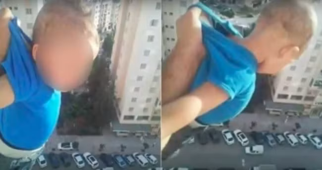 Cha treo con lo lung o tang 15, thi ra chi vi dieu dang trach nay