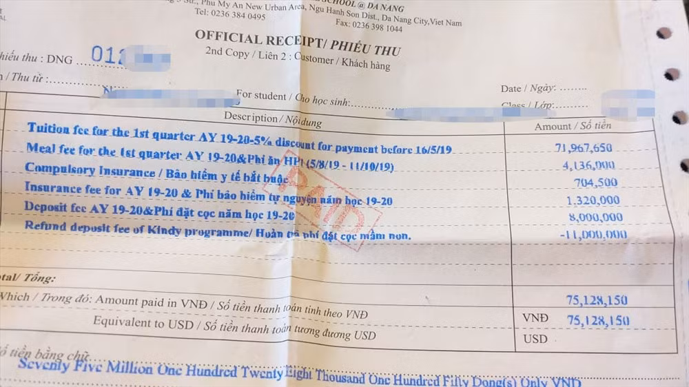 Truong Quoc te Singapore Da Nang bi to lam thu phi dat coc hang tram hoc sinh-Hinh-2