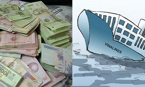 Khi hợp nhất kết quả kinh doanh của các công ty con, mức lỗ của công ty mẹ Vinalines sẽ còn cao hơn rất nhiều. Trong giai đoạn 2012 - 2013, các công ty con của Vinalines lỗ lớn có thể kể đến như CTCP Vận tải Biển Bắc - Nosco (NOS), lỗ 2.000 tỷ đồng, Vosco (VOS) lỗ 223 tỷ đồng, Vitranschart (VST) lỗ 350 tỷ...