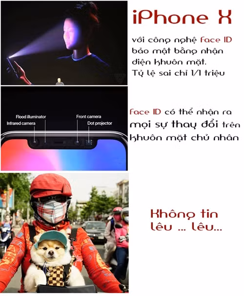 Liệu chiếc iPhone X nhận diện khuôn mặt có "bất lực" với chị em?