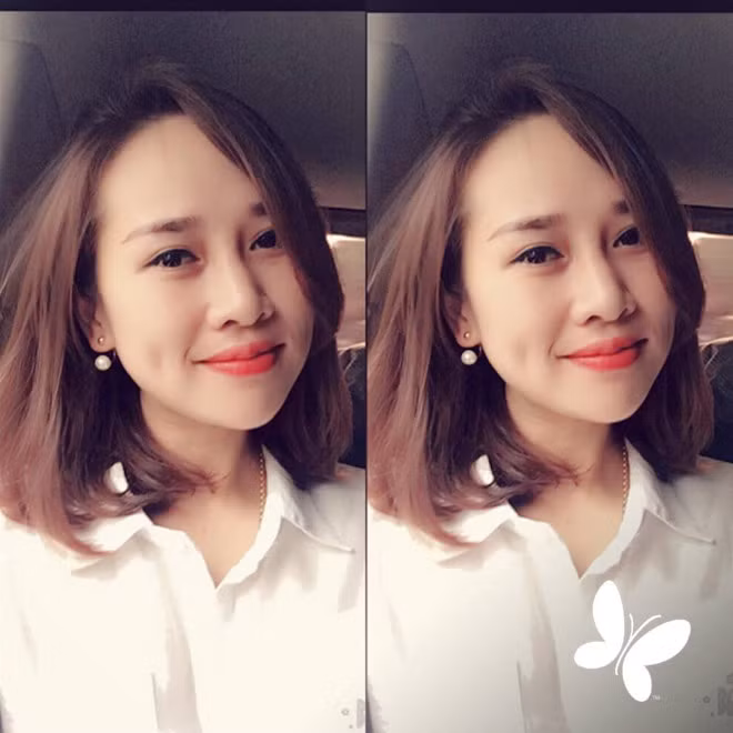 “Cũng may, mình dễ về dáng nên giảm cân không vất vả, còn gương mặt mình thì vẫn thế thôi, không có mụn, tàn nhang cũng không bị đổi nét. Nhiều người còn nghĩ mình phẫu thuật thẩm mỹ nhưng thực ra, mình chỉ xăm mày thôi”, Hạnh nói.