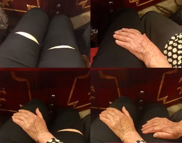 Phan ung khong ngo cua ba noi khi thay chau mac quan rach