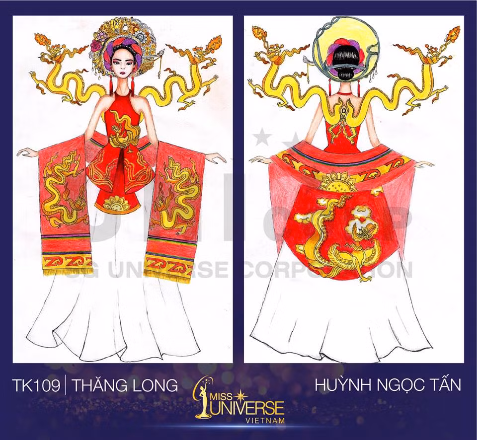 "Bão like" cho ý tưởng thiết kế "Thăng Long" của Huỳnh Ngọc Tấn.