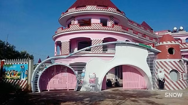 Ngôi trường "chuẩn" dành cho các fans của cô mèo Nhật Bản. Ảnh: Liên Papy