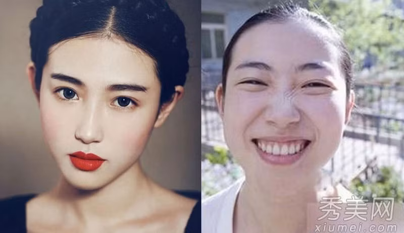 Trương Tân Uyển, một hiện tượng nhan sắc đình đám của làng giải trí Trung Quốc, từng dân mạng ca ngợi "thánh nữ" trong lòng mình lại khiến nhiều người hoảng hốt vì mặt mộc kém sắc.