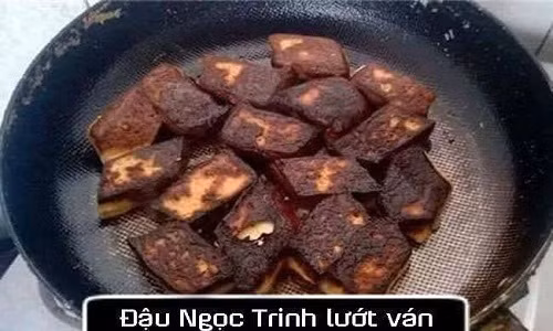 Ngọc Trinh cũng thành tên món đậu lướt ván quá đà.
