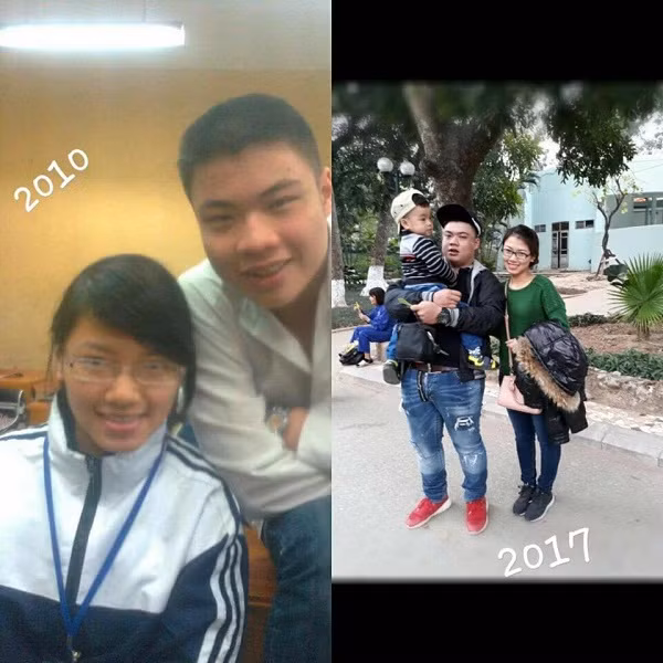 Cô bạn bàn bên nay đã là "phụ huynh con tôi" là cách chia sẻ hài hước, dí dỏm của các cặp đôi khiến dân mạng thích thú.