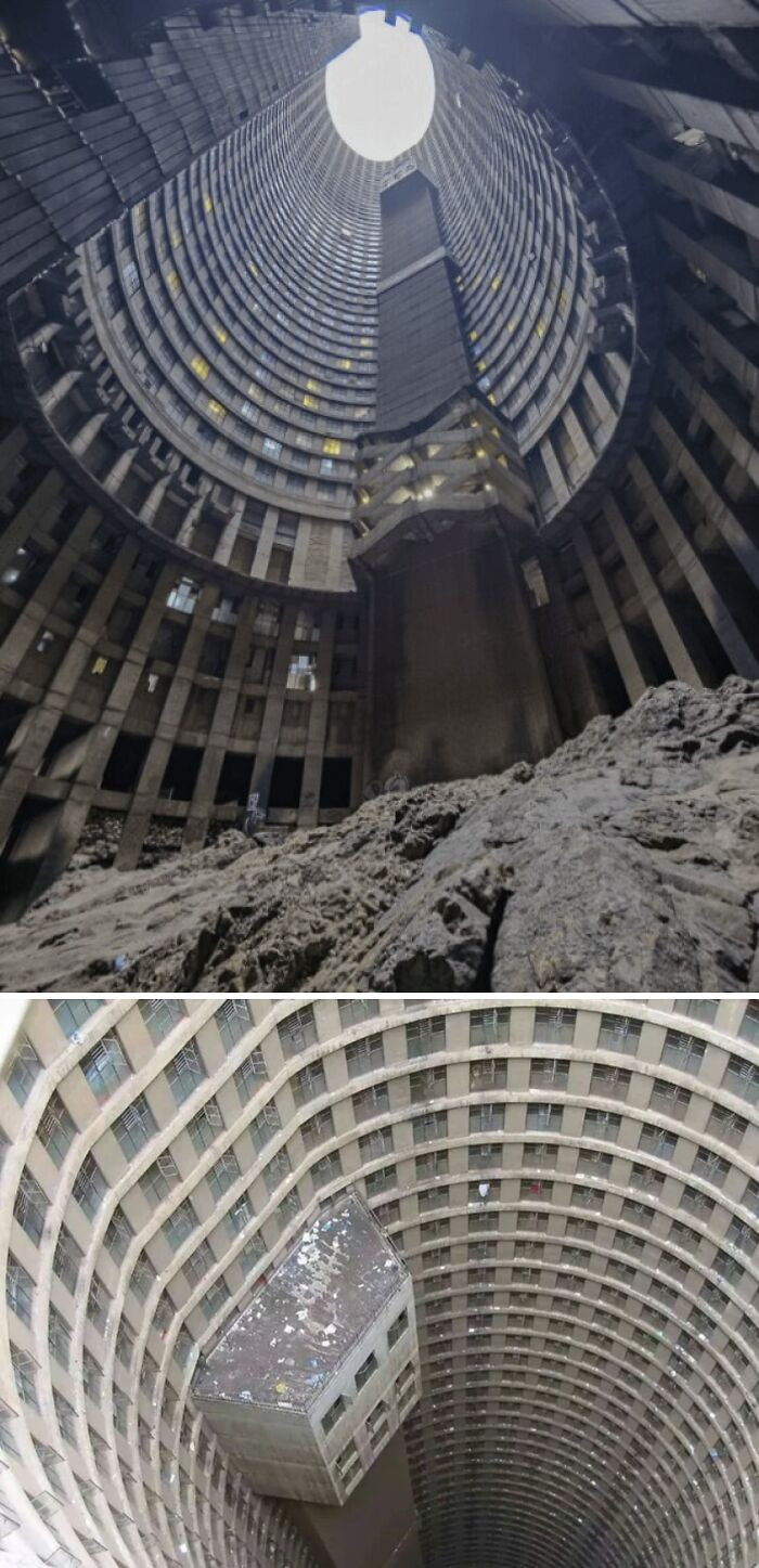 Thành phố Ponte ở Johannesburg, Nam Phi.