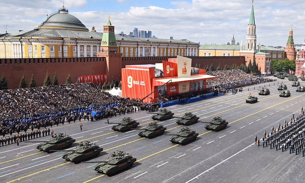 Khối xe tăng chủ lực T-90M.