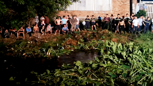Nghi van nam thanh nien cuop tiem vang, nhay kenh mat tich