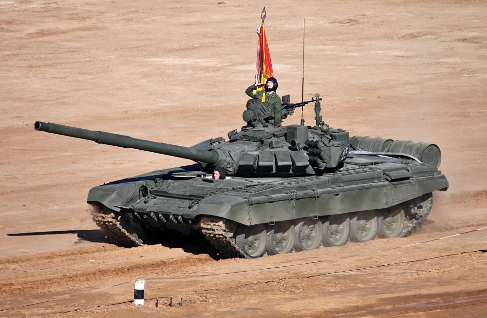 Xe tăng chiến đấu chủ lực T-72BZ.