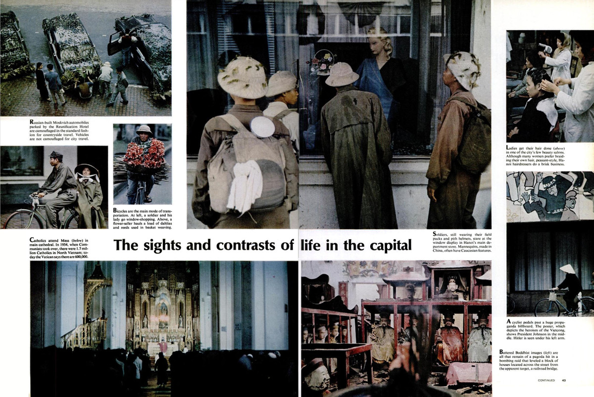 Ngay cả những chiếc xe hơi 4 chỗ dân sự ở Hà Nội lúc bấy giờ cũng được phủ lớp vải màn ngụy trang trên nóc để tránh bị máy bay Mỹ săn đuổi. Nguồn ảnh: Flickr