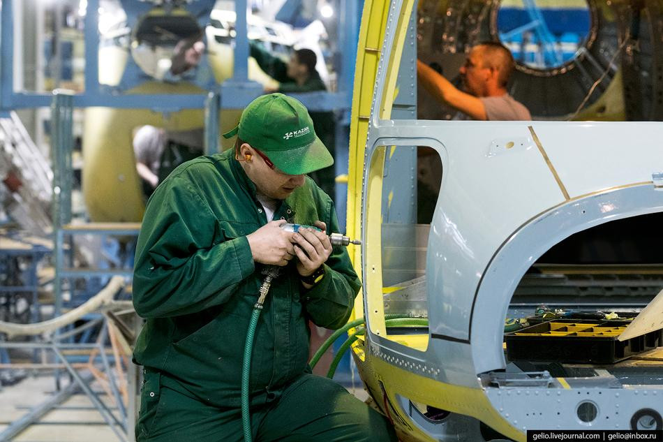 Kể từ khi ra đời tới nay, Kazan đã lắp ráp, sản xuất trực thăng và linh kiện trực thăng đến hơn 100 quốc gia trên thế giới. Nguồn ảnh: Livejounal.