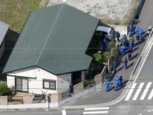 Nhà của Nghi phạm, nơi tìm thấy thi thể của 3 nạn nhân vào ngày 6/4.