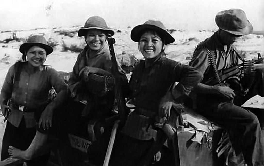 Lực lượng Du kích Gio Linh, đây là lực lượng du kích thuộc xã Gio Lễ, huyện Gio Linh, tỉnh Quảng Trị đã tham gia chiến đấu và làm nhiệm vụ dẫn đường cho bộ đội ta. Nguồn ảnh: Flickr.