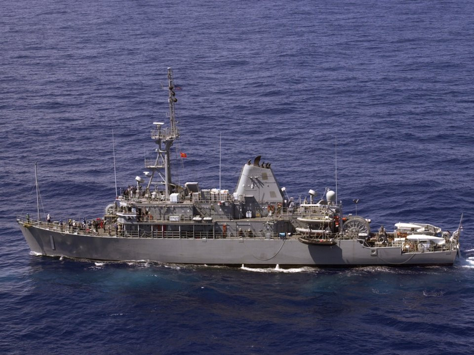 Tàu rà phá ngư lôi lớp Avenger. Đây là lớp tàu chiến cực kỳ quan trọng, được sử dụng để rà phá, giải tỏa các vùng biển quan trọng trong trường hợp bị đối phương rải thủy lôi phong tỏa. Nguồn ảnh: BI.