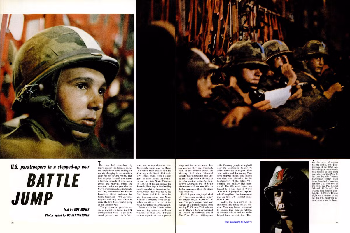 Tuy vậy, vẫn có một vài cuộc đụng độ quy mô lớn mà ở đó, Mỹ sử dụng đến cấp Sư đoàn trong khi phía quân giải phóng sử dụng lực lượng ở cấp Trung đoàn và chủ yếu đánh nghi binh, không tung toàn lực vào trận chiến. Nguồn ảnh: Corbis.