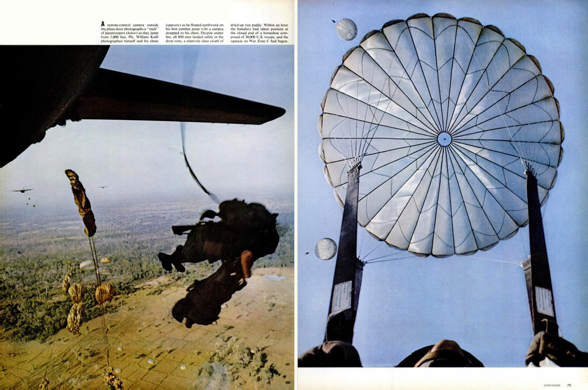 Diễn ra ở Vùng 3 chiến thuật (nay là vùng Lò Gò - Xa Mát), đây là cuộc hành quân lớn nhất và cũng là cuộc đổ bộ đường dù lớn nhất trong Chiến tranh Việt Nam với tổng cộng 35.000 quân Mỹ và Sài Gòn được huy động trong chiến dịch để đánh vào vùng kiểm soát của quân giải phóng. Nguồn ảnh: Corbis.