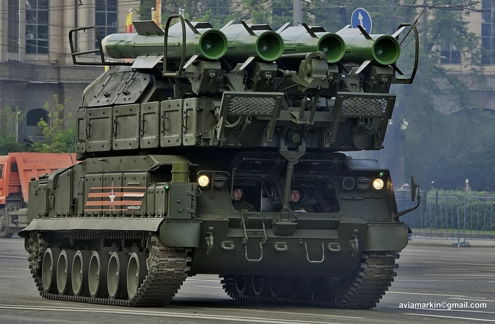 Tên lửa phòng không Buk-M2.